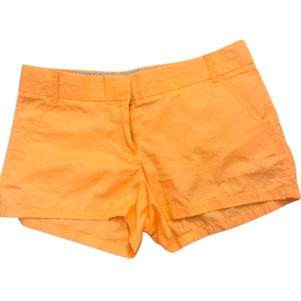 J.crew Women's vibrant Orange Shorts 100% cotton